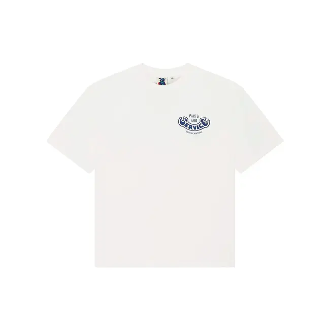 Ruff & Smooth Oversized T-skjorte – Vintage White