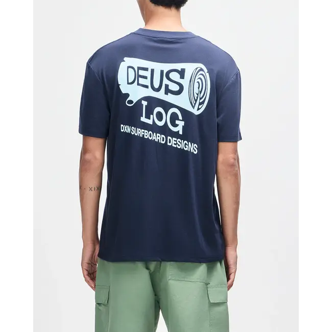 Log T-skjorte – Mechanic Blue Quick Dry