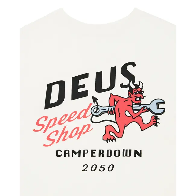 Dogleg T-skjorte – Dirty White i økologisk og resirkulert bomull