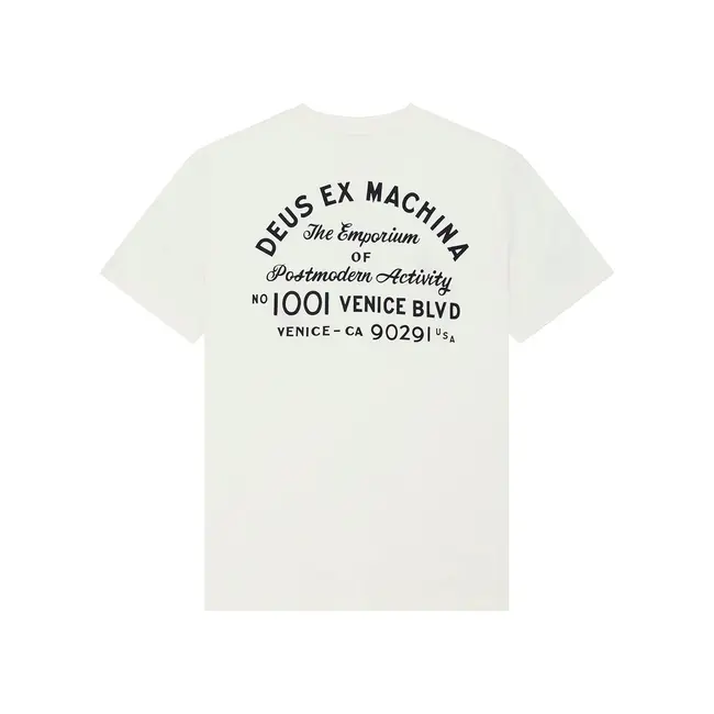 Emporium Niner T-skjorte – Pristine White i økologisk bomull