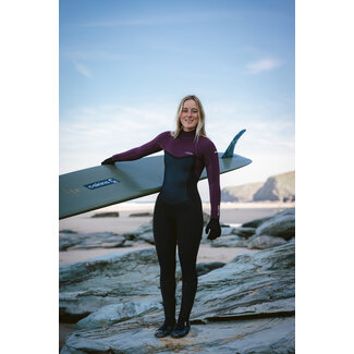 C-Skins Surflite 5/4mm - Black/Rust/Yellow