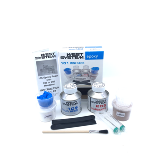 West System Mini reperasjon sett 105 resin 205 Hardner 300g