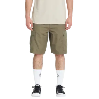 Volcom Strange Tripper Cargo Shorts - Wintermoss