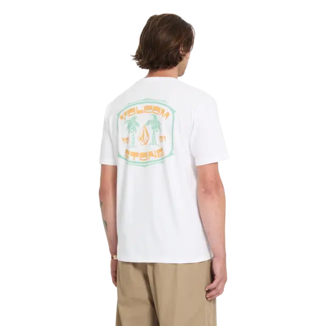 91 Palm T-skjorte – Hvit med grafikk