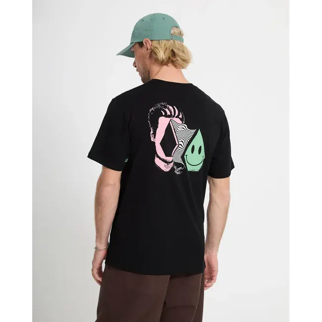 Aura T-skjorte – Black Classic Fit i resirkulert bomull