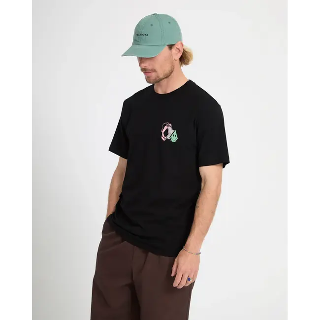 Aura T-skjorte – Black Classic Fit i resirkulert bomull