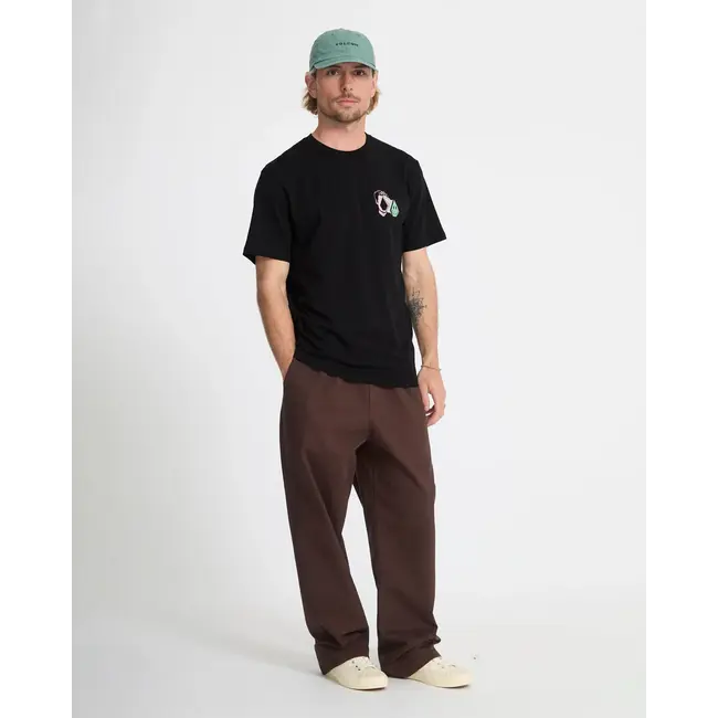 Aura T-skjorte – Black Classic Fit i resirkulert bomull