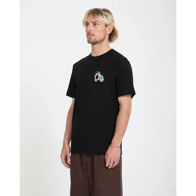 Aura T-skjorte – Black Classic Fit i resirkulert bomull