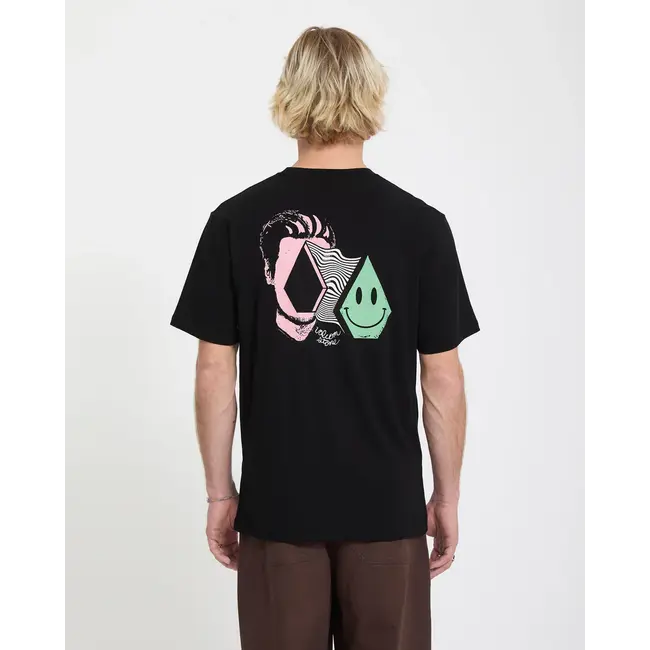 Aura T-skjorte – Black Classic Fit i resirkulert bomull