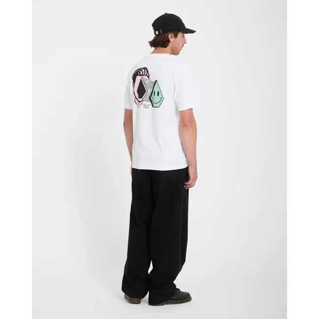 Aura T-skjorte – White Classic Fit i resirkulert bomull