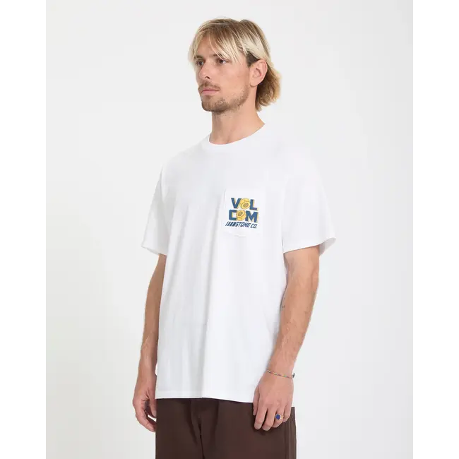 Parted Out Pocket T-skjorte – Loose Fit i premium bomull