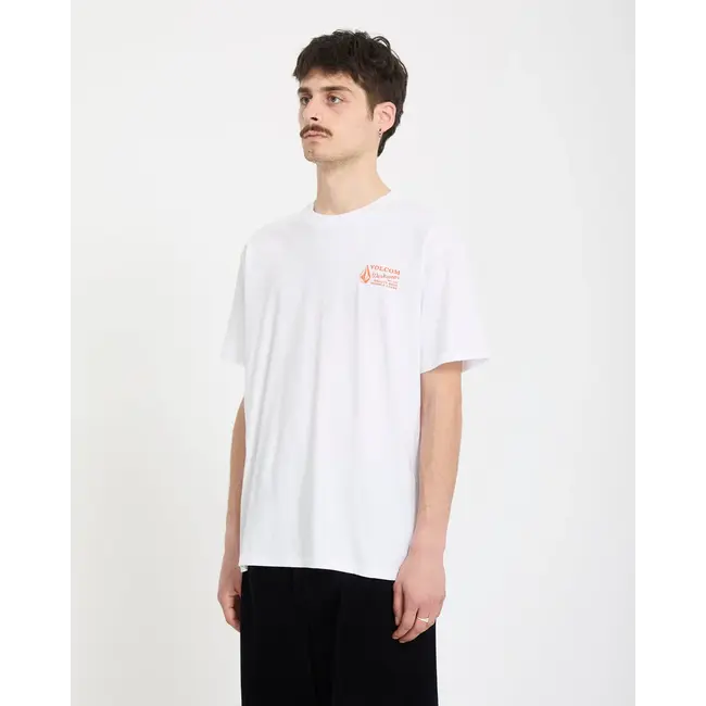 Workwear T-skjorte Hvit – Klassisk passform i økologisk bomull