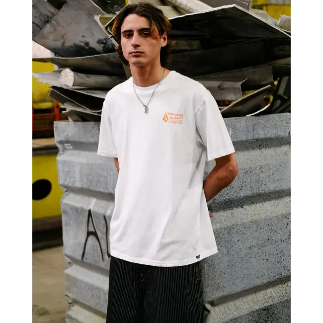 Workwear T-skjorte Hvit – Klassisk passform i økologisk bomull