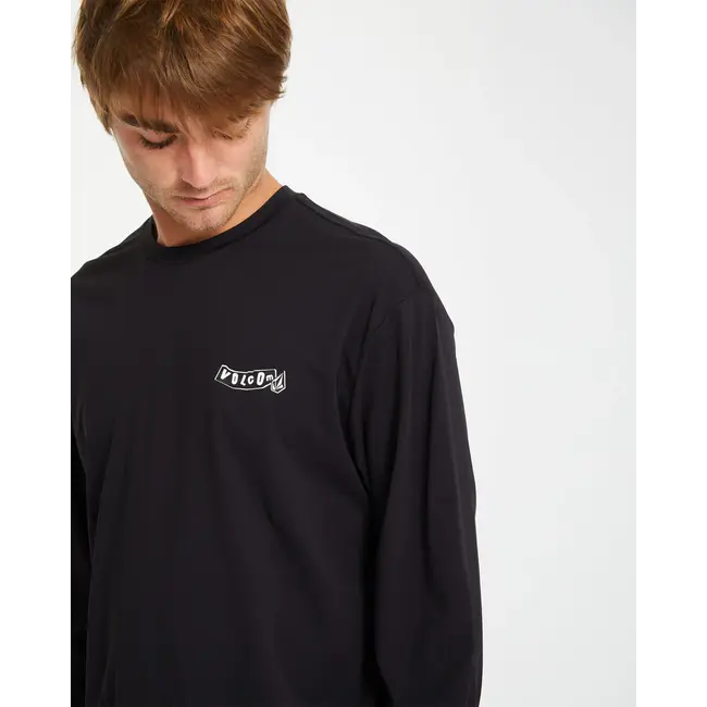 Pistol Surf Rashguard LS Sort – Langermet rashguard med UPF 50+ og stretch