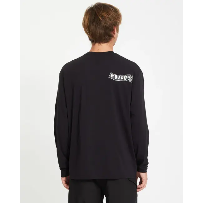 Pistol Surf Rashguard LS Sort – Langermet rashguard med UPF 50+ og stretch