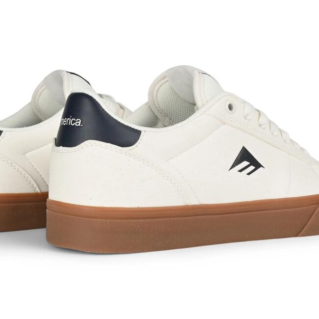 Moca Skatesko White/Gum – Vulcanized skate shoes med maksimal boardfeel