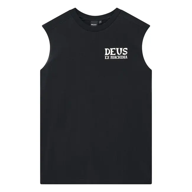 Deus Ex Machina Chinook Muscle Tee – Sleeveless T-Skjorte i Økologisk Bomull