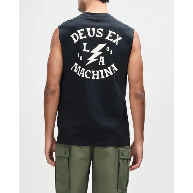 Deus Ex Machina Chinook Muscle Tee – Sleeveless T-Skjorte i Økologisk Bomull