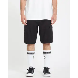 Volcom Strange Tripper Cargo Shorts - Black