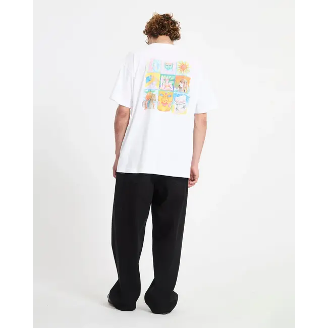 Double Fantasy T-skjorte – Loose fit i økologisk bomull med print