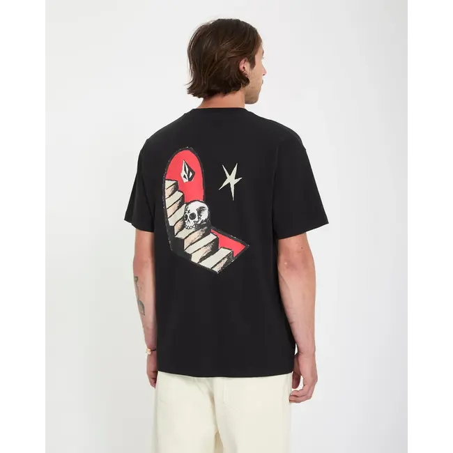 Seth Conboy T-skjorte – Loose fit med broderi og kunstprint