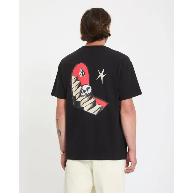 Seth Conboy T-skjorte – Loose fit med broderi og kunstprint