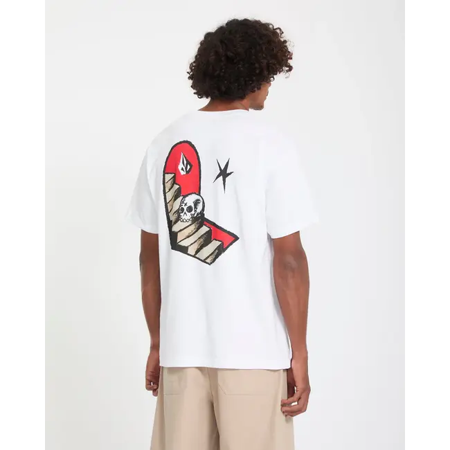 Seth Conboy T-skjorte – Loose fit med broderi og kunstprint