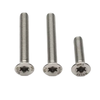 Duotone Foil Screw Set Mast-Fuselage AL 3BS M8x35 / M8x60 T45 (3pcs)