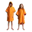 Kids Quick Dry Microfibre Poncho Changing Robe – Bitter Orange