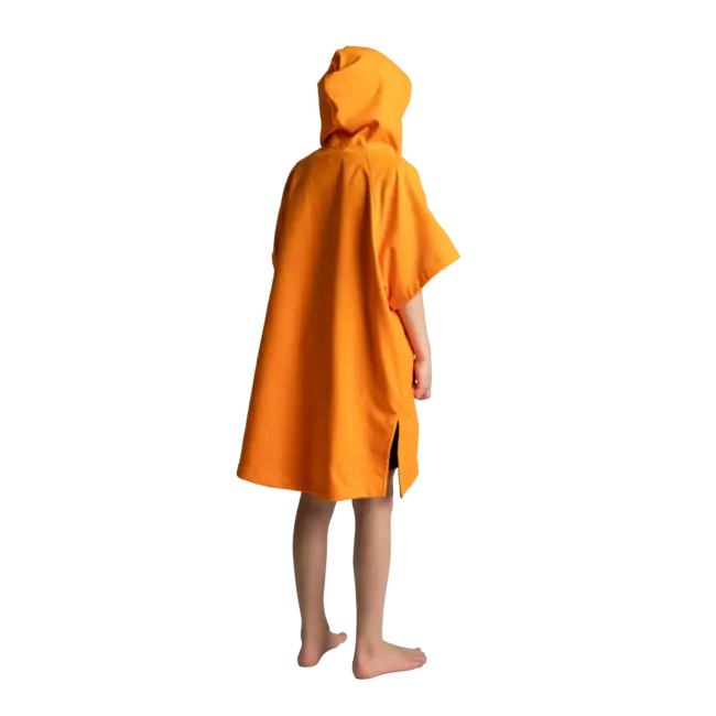 Kids Quick Dry Microfibre Poncho Changing Robe – Bitter Orange