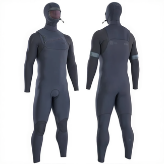 Ion Wetsuits Amp 6/5 Hood Front Zip Herre Våtdrakt - Black