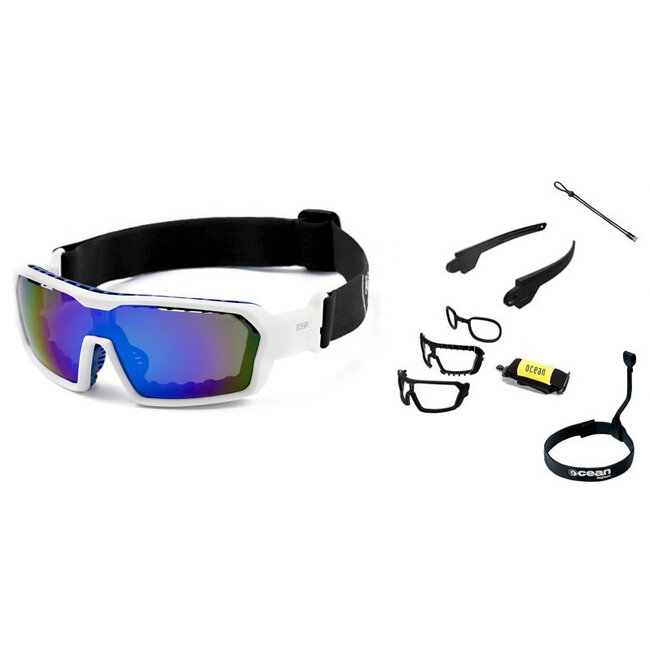 Chameleon Solbriller Polariserte White/Blue – Flytende Vannsport