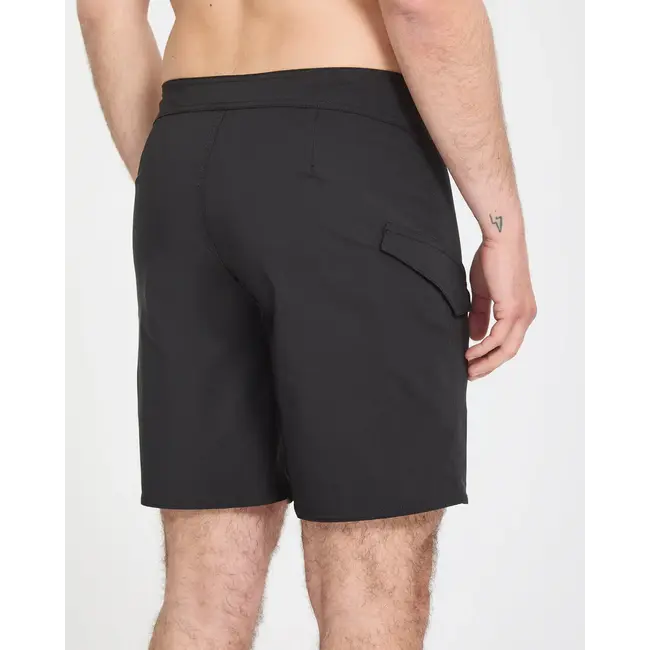 Lido Solid Mod 18 Boardshort Herre - Black
