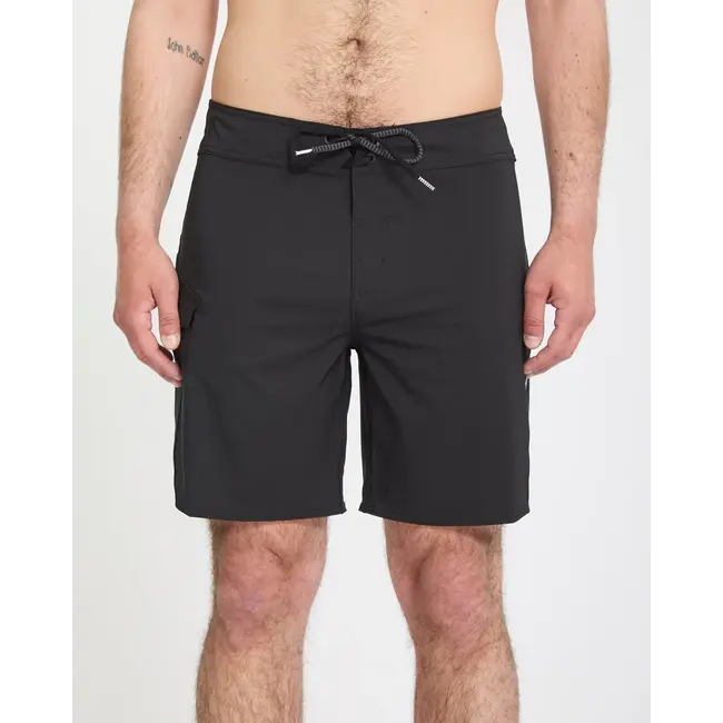 Lido Solid Mod 18 Boardshort Herre - Black
