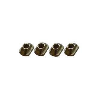 Duotone Foil Tracknut Brass QM 8mm 4pcs