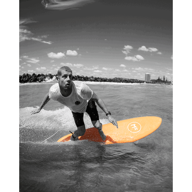 Beastie Epoxy Lam Surfboard – Rust FCSII