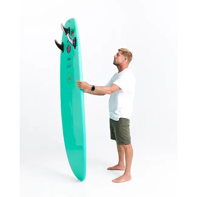 Beastie Super Soft Surfboard – Aqua Marine FCSII