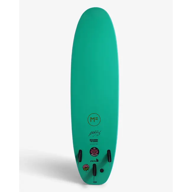 Beastie Super Soft Surfboard – Aqua Marine FCSII