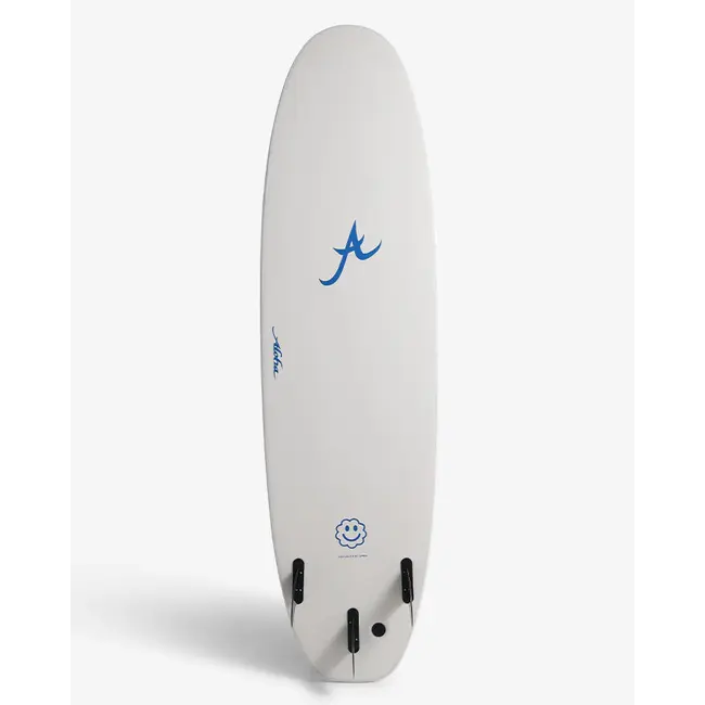 Smile Super Soft Surfboard – White/Blue