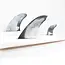 Mark Richards Twin + Stabiliser Fin Set – Twin Fin med Stabiliser for Speed & Kontroll - XL