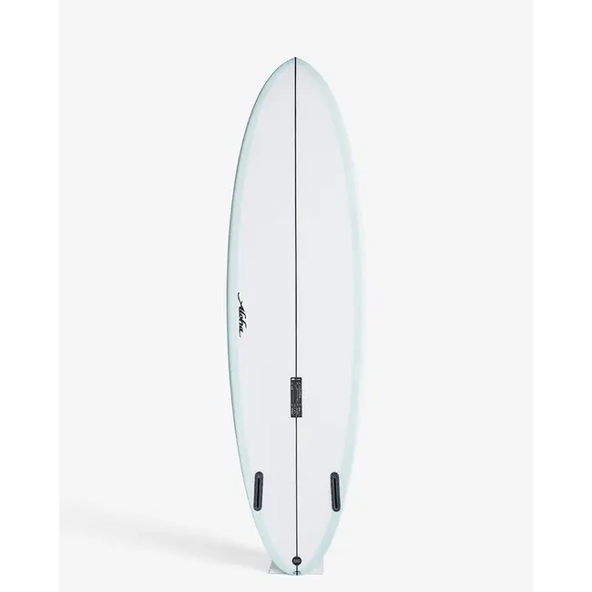 Aloha x LSD Cosmos PU Midlength Twin Fin Surfebrett - Mint Chip