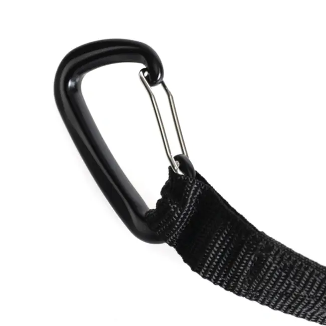 Board Only Coiled Leash & Carabiner V2
