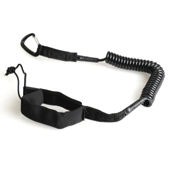 Board Only Coiled Leash & Carabiner V2