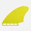 Thomas Bexon Twin Yellow Fiberglass Keel Fin Set til Fish og Twin Fin Surfebrett