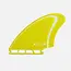 Thomas Bexon Twin Yellow Fiberglass Keel Fin Set til Fish og Twin Fin Surfebrett