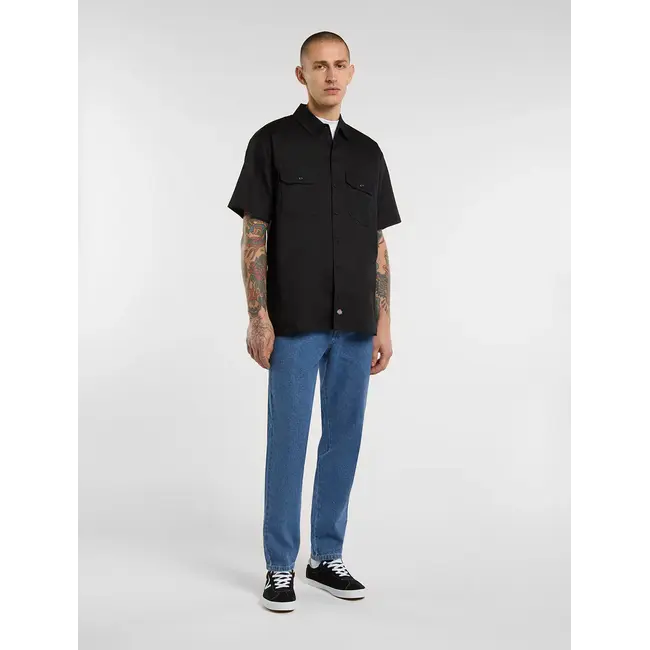 982 Slim Tapered Jeans i Slitesterk Denim Twill