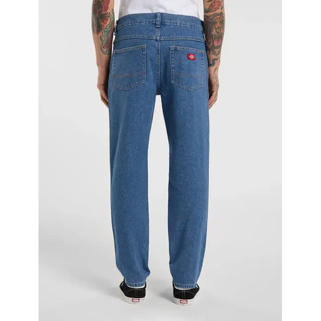 982 Slim Tapered Jeans i Slitesterk Denim Twill