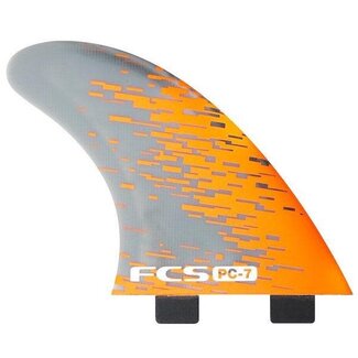 FCS PC-7 Orange Perf Glass Thruster Large