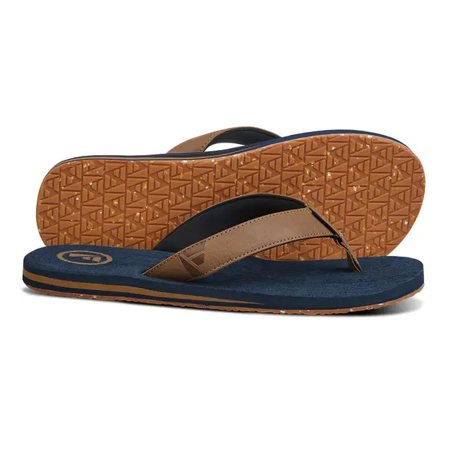 K Bay Herre Flip Flops Ocean Blue