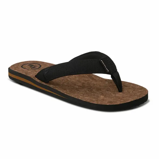 Mully Cork Herre Flip Flops Black